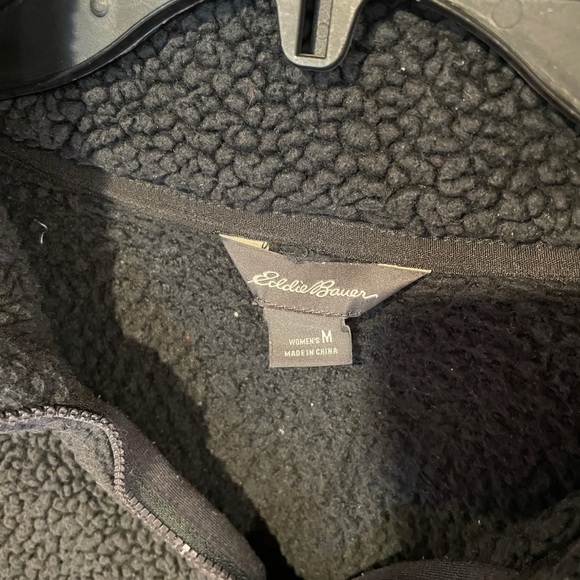 Women’s Black Eddie Bauer Pull Over Sweater - M - Picture 3 of 4